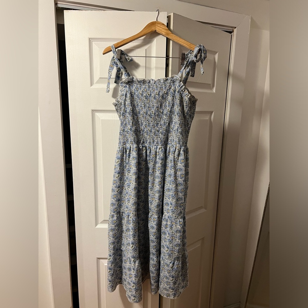 Blue Floral Dress